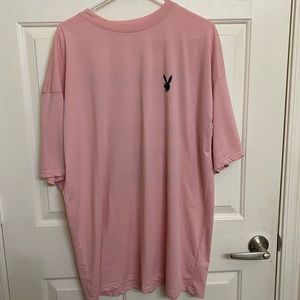 Miss guided x Playboy oversized small t-shirt